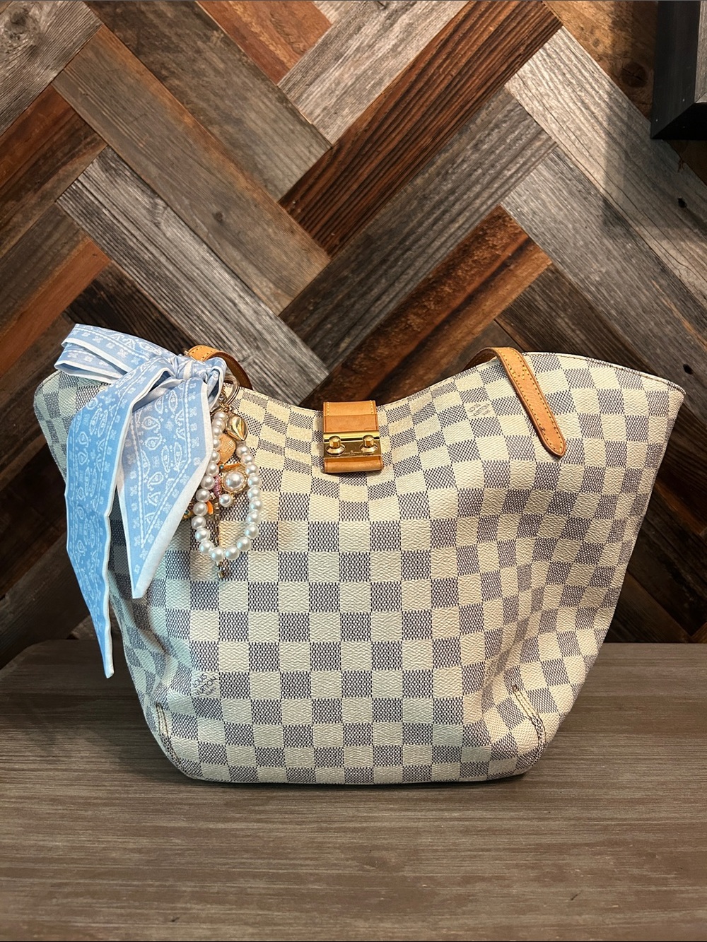Louis Vuitton Salina PM in Damier Azur